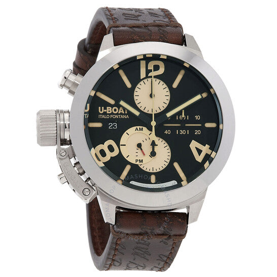 U-Boat, Classico Chronograph Automatic Black Dial Men's Watch