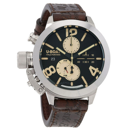 U-Boat, Classico Chronograph Automatic Black Dial Men's Watch