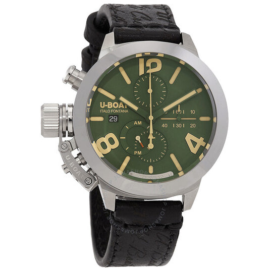 U-Boat, Classico Chronograph Automatic Green Dial Men's Watch