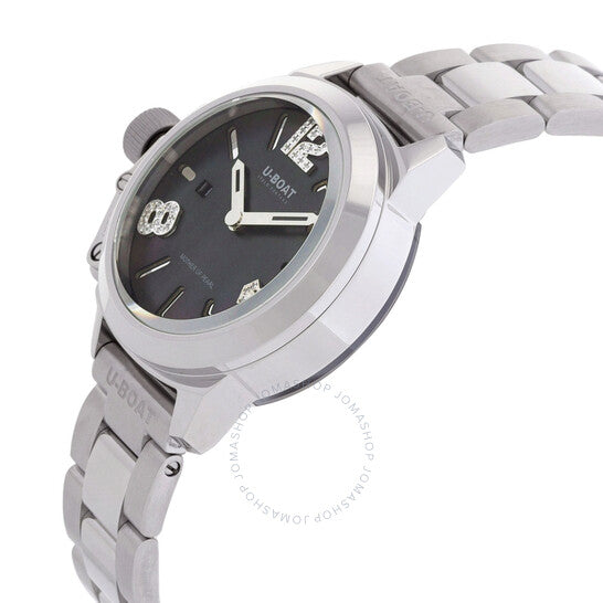 ساعة يو بوت كلاسيكو كوارتز نسائية بمينا سوداء