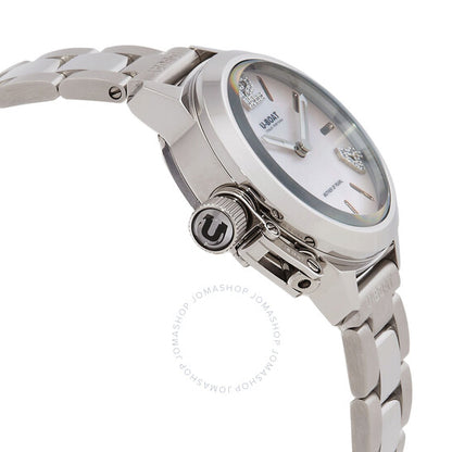 ساعة يو بوت كلاسيكو كوارتز نسائية بمينا وردي