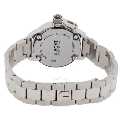 ساعة يو بوت كلاسيكو كوارتز نسائية بمينا وردي