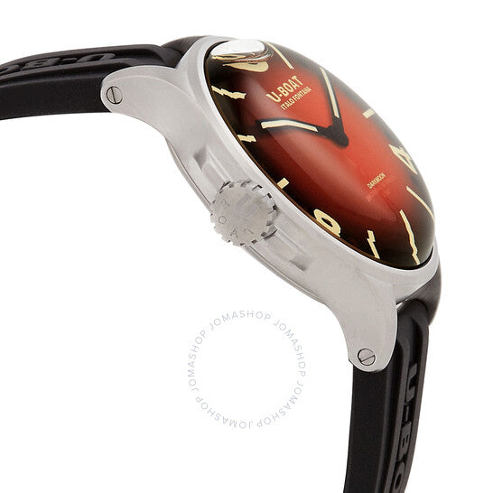 U-Boat, Darkmoon Quartz Red Dial Men's Watch