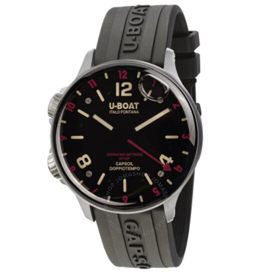 U-Boat, Lefty Capsoil Doppiotempo Quartz Black Dial Men's Watch