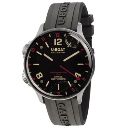 U-Boat, Lefty Capsoil Doppiotempo Quartz Black Dial Men's Watch
