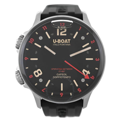 U-Boat, Lefty Capsoil Doppiotempo Quartz Black Dial Men's Watch