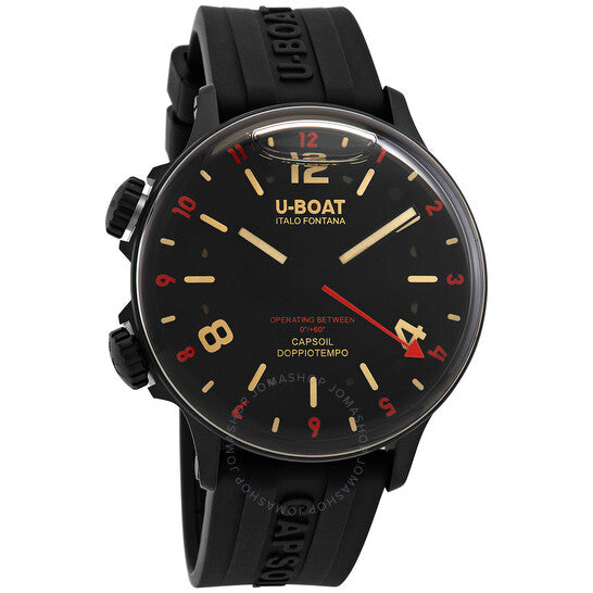 U-Boat, Lefty Capsoil Doppiotempo Quartz Black Dial Men's Watch