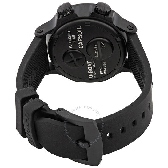 U-Boat, Lefty Capsoil Doppiotempo Quartz Black Dial Men's Watch