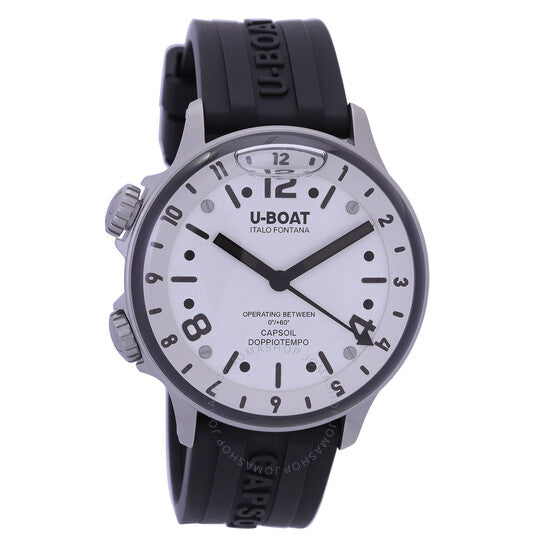 U-Boat, Lefty Capsoil Doppiotempo Quartz White Dial Men's Watch