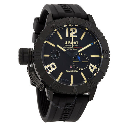 U-Boat, Lefty Sommerso DLC Automatic Black Dial Men's Watch