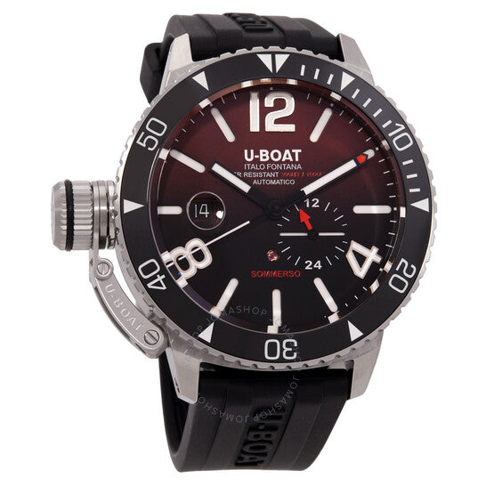 U-Boat, Sommerso Automatic Red Dial Men's Watch