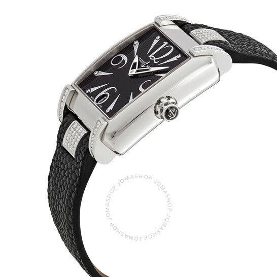 ساعة أوليس ناردين كابريس أوتوماتيكية بمينا سوداء للسيدات