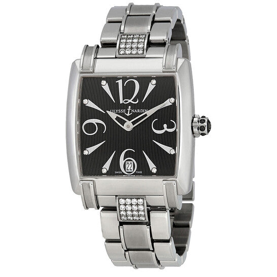 Ulysse Nardin, Caprice Automatic Black Dial Stainless Steel Ladies Watch