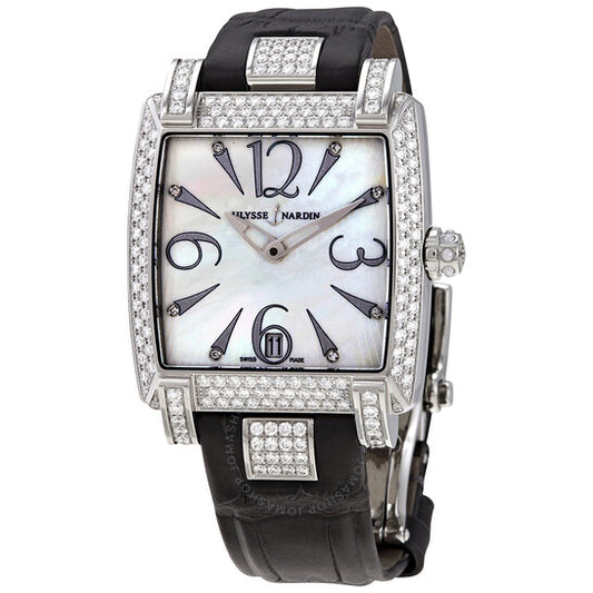 ساعة أوليس ناردين كابريس النسائية بمينا من عرق اللؤلؤ