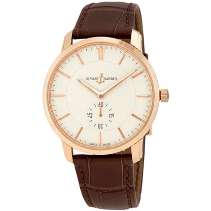 Ulysse Nardin, Classico Eggshell Dial Men's Hand Wound Watch