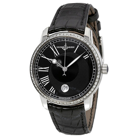 Ulysse Nardin, Classico Luna Black Dial Men's Watch