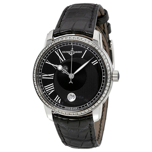 Ulysse Nardin, Classico Luna Black Dial Men's Watch