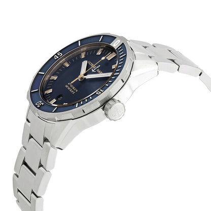 ساعة أوليس ناردين دايفر أوتوماتيكية للرجال بمينا أزرق