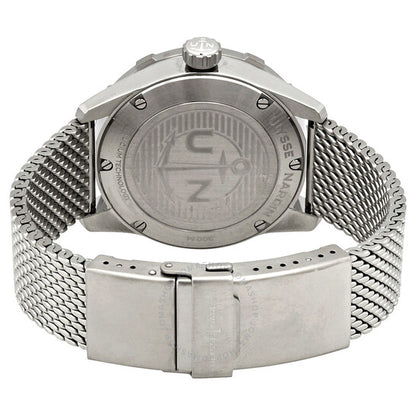 ساعة أوليس ناردين دايفر أوتوماتيكية للرجال بمينا أزرق