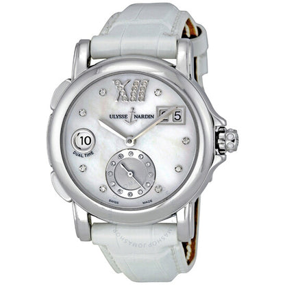 Ulysse Nardin, Dual Lady Diamond Mother-of-pearl White Ladies Watch