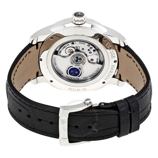 Ulysse Nardin, Dual Time Automatic Black Dial Men's Watch 3343-126-912