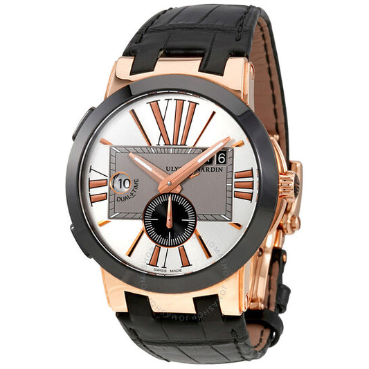 Ulysse Nardin, Executive Dual Time 18 Carat Rose Gold Automatic Men's Watch