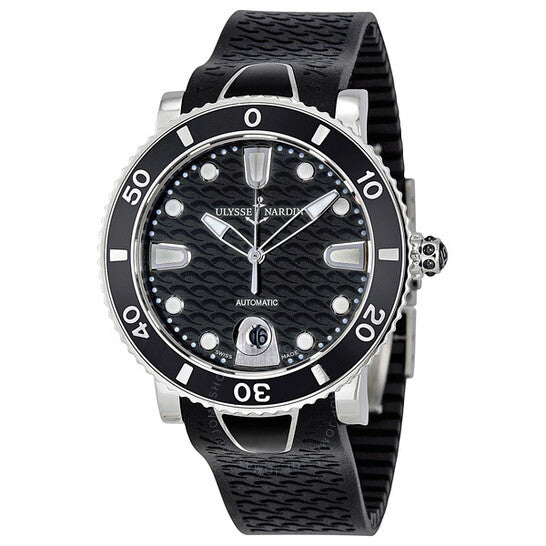 Ulysse Nardin, Lady Diver Automatic Black Dial Ladies Watch 8103-101-3-02