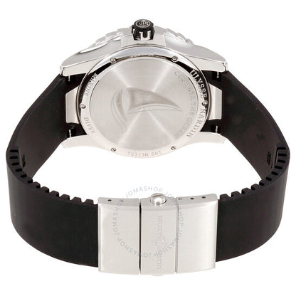 ساعة أوليس ناردين ليدي دايفر أوتوماتيكية للسيدات من المطاط