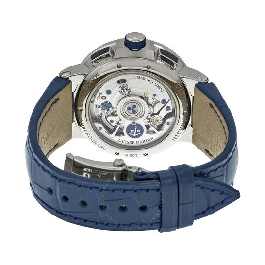 Ulysse Nardin, Marine Chronograph White Dial Automatic Men's Watch 1503-150-60