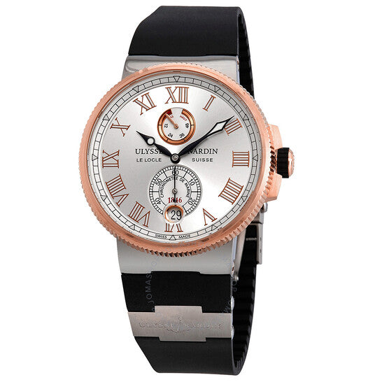 Ulysse Nardin, Marine Chronometer Automatic Silver Dial Men's Watch
