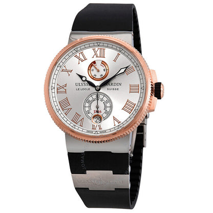 Ulysse Nardin, Marine Chronometer Automatic Silver Dial Men's Watch