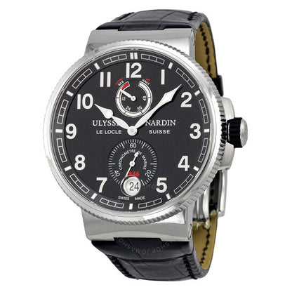Ulysse Nardin, Marine Chronometer Black Dial Automatic Men's Watch 1183-126-62