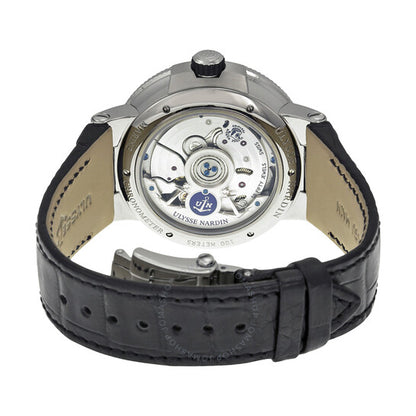 Ulysse Nardin, Marine Chronometer Black Dial Automatic Men's Watch 1183-126-62