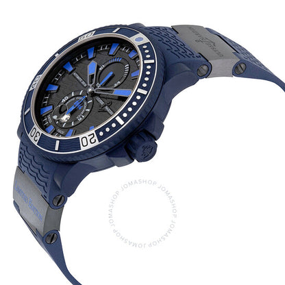 Ulysse Nardin, Marine Chronometer Black Dial Blue Automatic Men's Watch