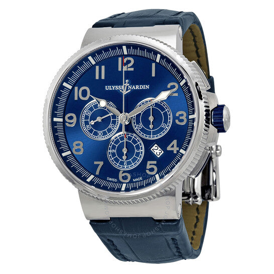 Ulysse Nardin, Marine Chronometer Blue Dial Automatic Men's Watch 1503-150-63