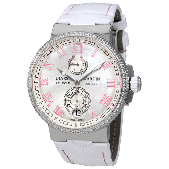 Ulysse Nardin, Marine Chronometer Mother of Pearl Dial Ladies Watch