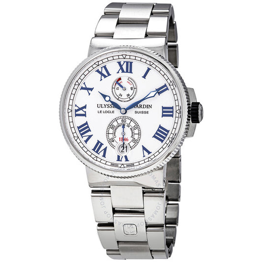 Ulysse Nardin, Marine Chronometer White Dial Automatic Men's Watch