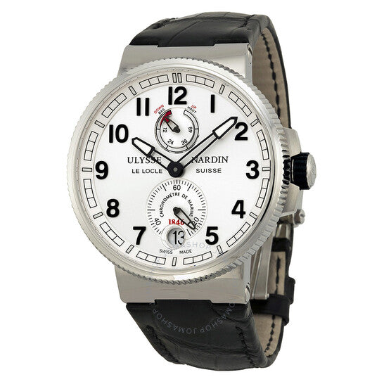 Ulysse Nardin, Marine Chronometer White Dial Men's Watch 1183-126-61