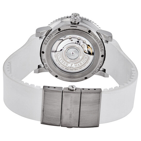 ساعة أوليس ناردين مارين دايفر أوتوماتيكية مرصعة بالألماس للسيدات