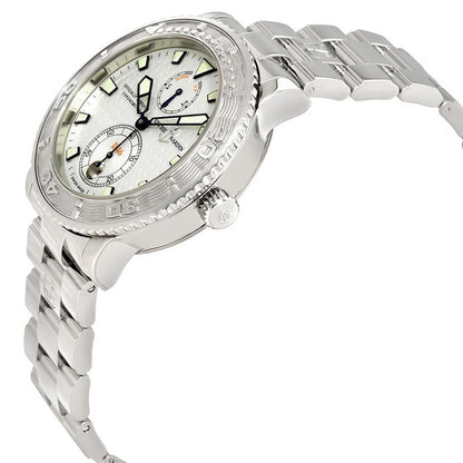 ساعة أوليس ناردين مارين دايفر للرجال، أوتوماتيكية بمينا فضية