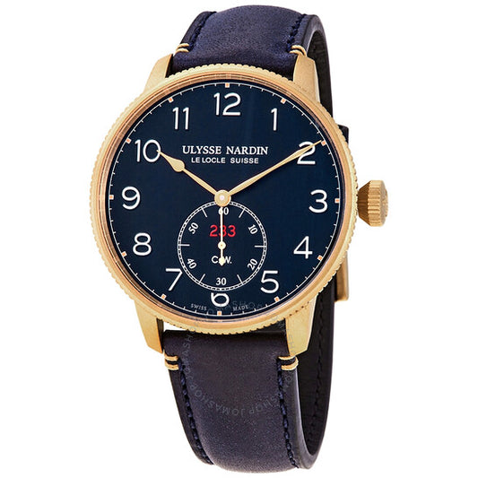 Ulysse Nardin, Marine Torpilleur Limted Edition Automatic Chronometer Blue Dial Men's Watch