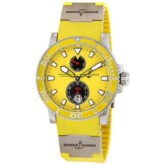 Ulysse Nardin, Maxi Marine Diver Automatic Yellow Dial Men's Watch