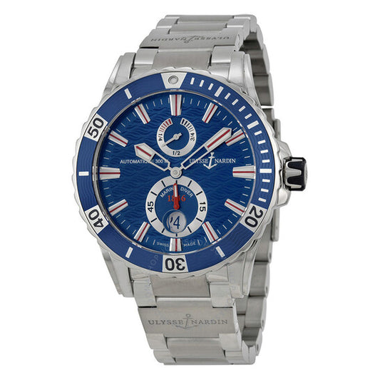 Ulysse Nardin, Maxi Marine Diver Blue Dial Stainless Steel Men's Watch 263-10-7M-93