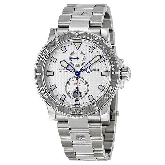 Ulysse Nardin, Maxi Marine Diver Chronometer Automatic Silver Dial Stainless Steel Men's Watch