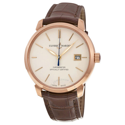 Ulysse Nardin, San Marco Classico Ivory Dial Men's Watch 8156-111-2-91