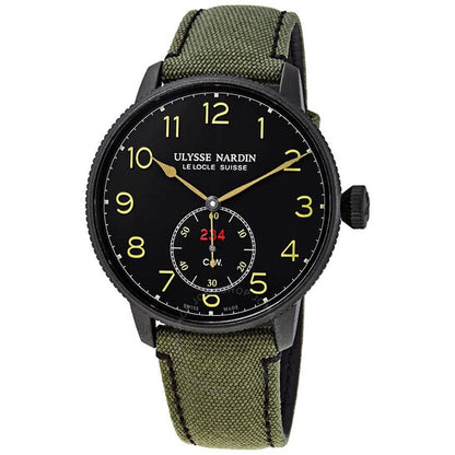 Ulysse Nardin, Torpilleur Black Dial Men's Watch