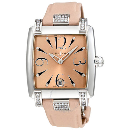 ساعة أوليس ناردين كابريس سالمون صن راي أوتوماتيكية للسيدات