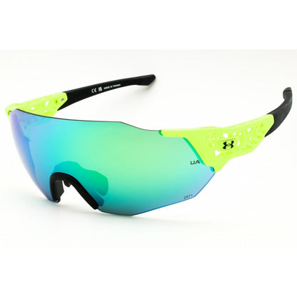 Men's Black Shield Sunglasses
