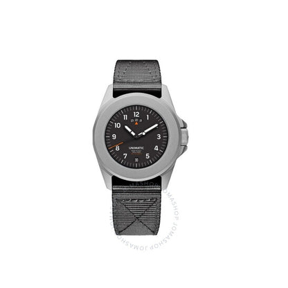 Unimatic, Modello Quattro Toolwatch Quartz Black Dial Men's Watch