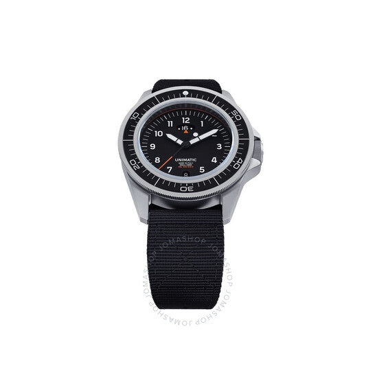Unimatic, Modello Uno GMT Quartz Black Dial Men's Watch